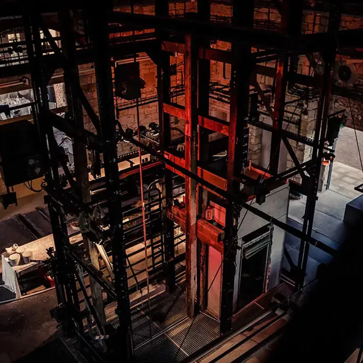 Der Hauptschacht für Empfänge und Buffets in der Eventlocation Marienschacht Bannewitz